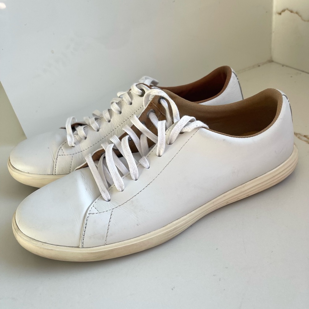 Cole Haan Grand Crosscourt II white sneakers